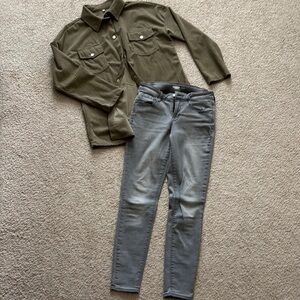 Old Navy Gray Jeans